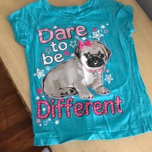 Teal Pug Shirt (SMALL)